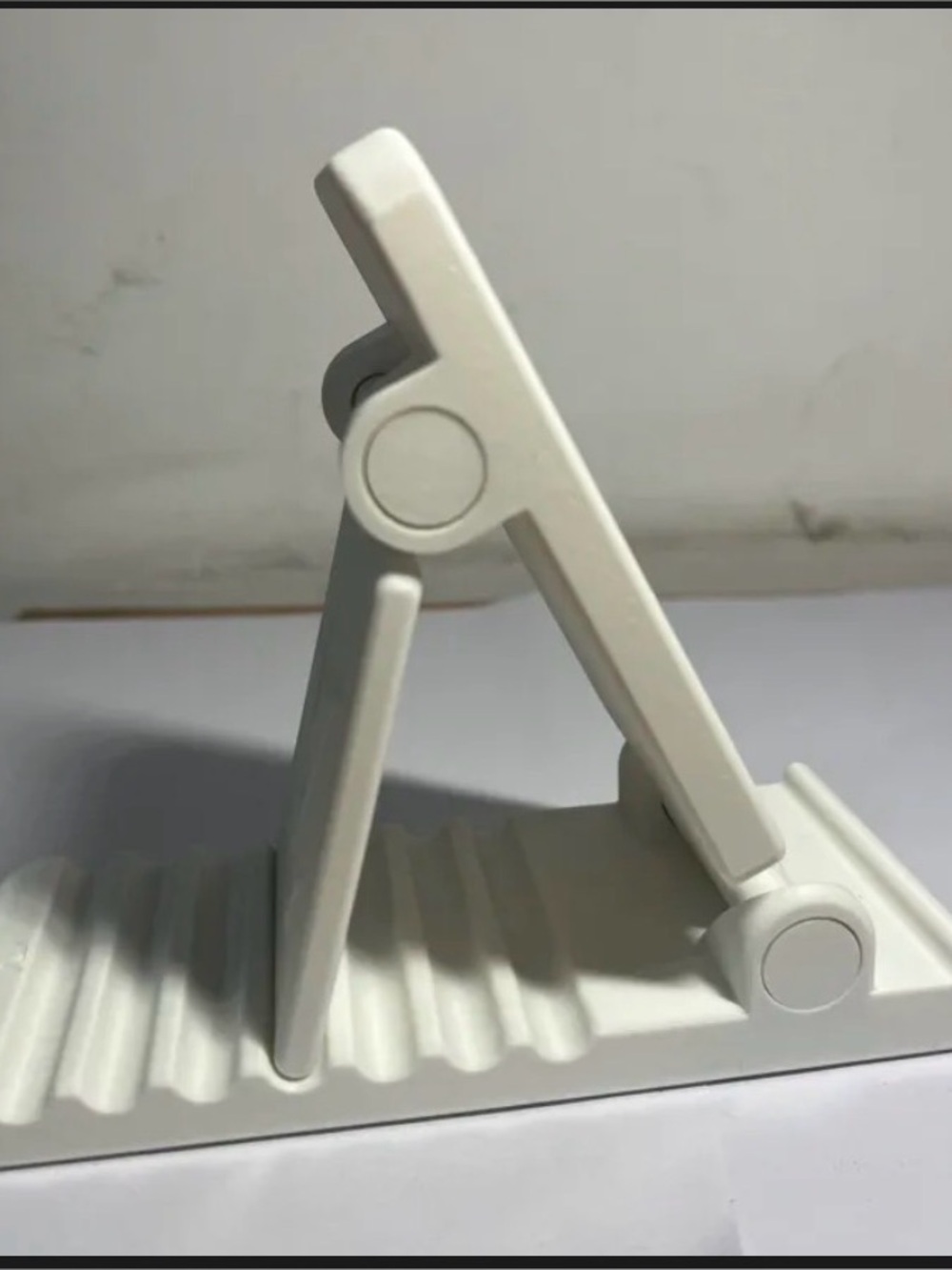 Louis Vuitton White Embossed Phone Stand 3d printed